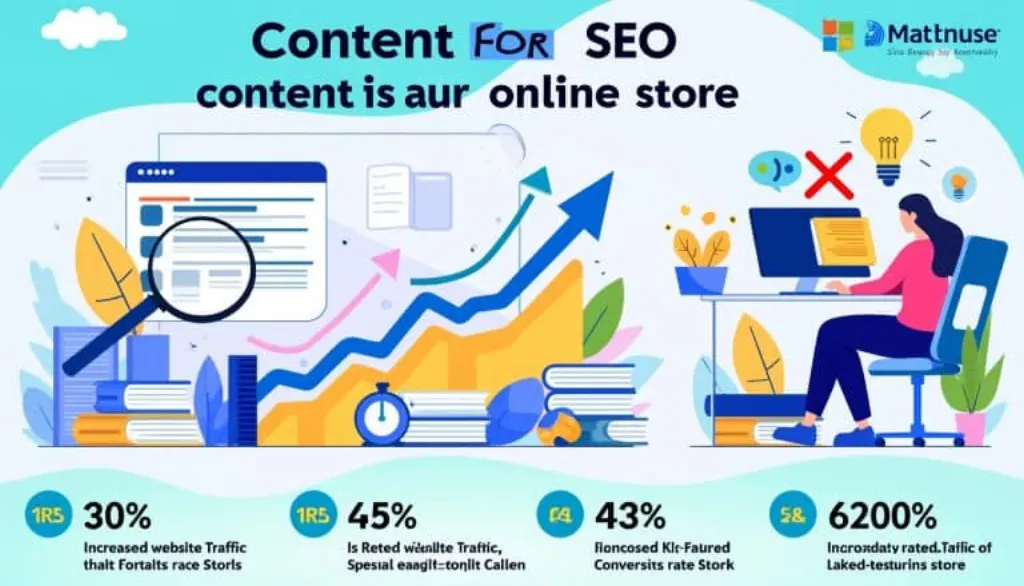 descubre cómo el contenido de calidad es fundamental para mejorar el seo de tu tienda shopify. aprende estrategias efectivas para optimizar tus descripciones de productos y atraer más tráfico orgánico a tu sitio web.